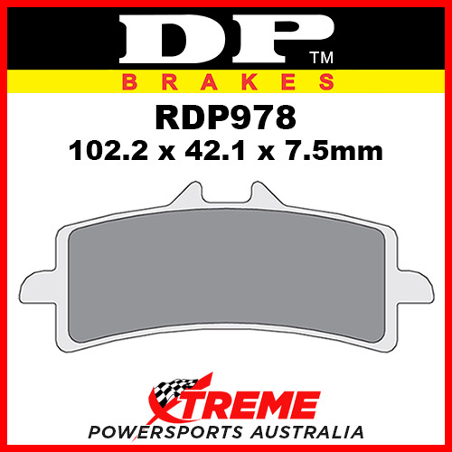 Aprilia RSV4R APRC 11-13 DP Brakes RDP X-Race Titanium Front Brake Pad