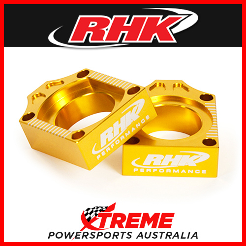 RHK AXLE BLOCK GOLD KIT YAMAHA WR 250F WR250F WR 450F WR450F 2007-2015 ENDURO