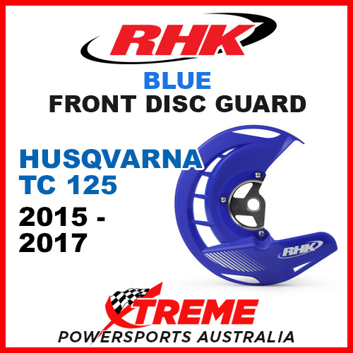 RHK Blue Front Disc Guard TC125 TC 125 2015-2017 FDG07-B