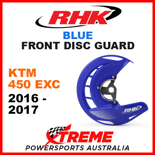 RHK Blue Front Disc Guard KTM 450EXC 450 EXC 2016-2017 FDG07-B