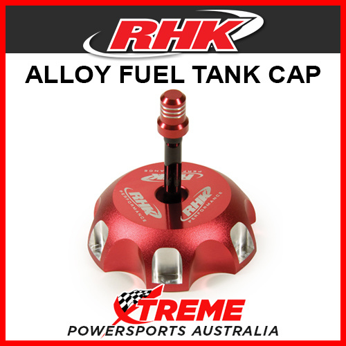 RHK Honda CRF250X CRF 250 X 2004-2018 Red Alloy Fuel Tank Gas Cap, 65mm OD