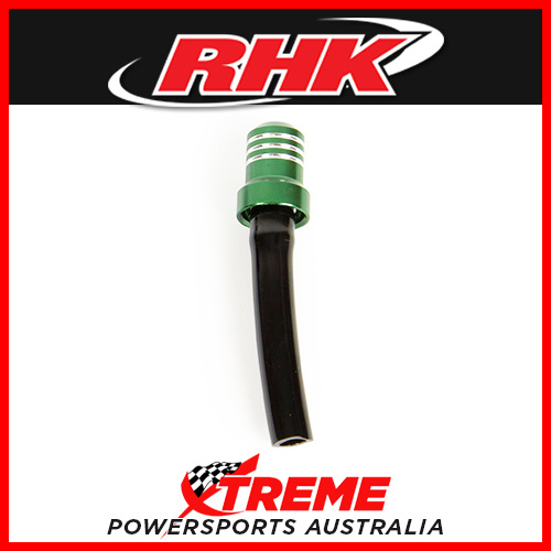 RHK Motorcycle Green Gas Tank Alloy Breather Vent One-Way Valve for Fuel Cap