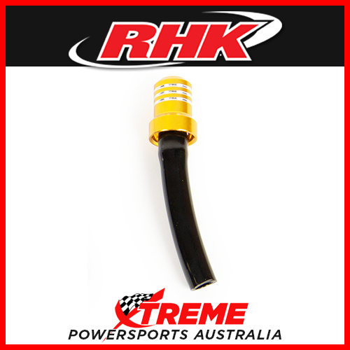 RHK Motorcycle Gold Gas Tank Alloy Breather Vent One-Way Valve for Fuel Cap