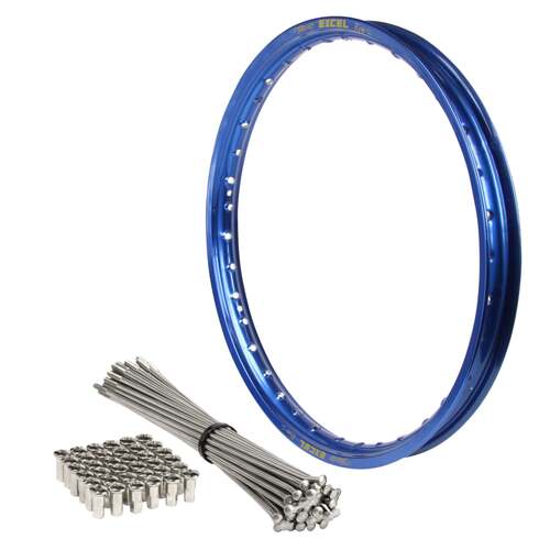 Husaberg FX 450 2010-2011 (21x1.6) OEM Front Bulldog Spoke Set & Blue Excel Rim