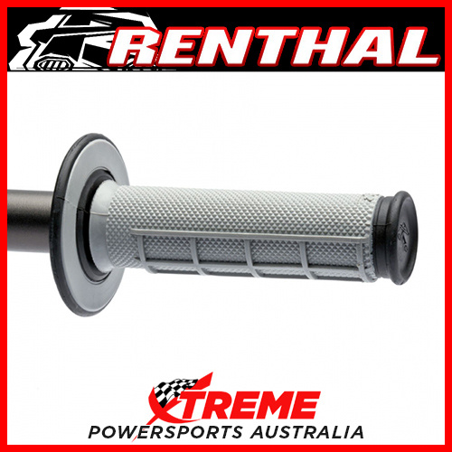 Renthal Mx Grips Grey Dual Compound Diamond/Waffle Dirt Bike Motorcycle  