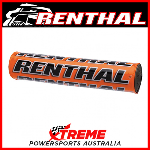 Renthal 10" 240mm Crossbar Bar Pad Orange Mx 7/8 Dirt Bike Motorcycle   