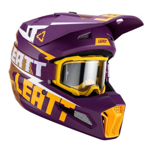 Leatt V23 3.5 Indigo Moto Helmet Kit