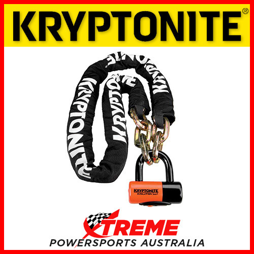 Kryptonite Security New York Noose 1275 And Key Padlock 75cm Chain Motorcycle