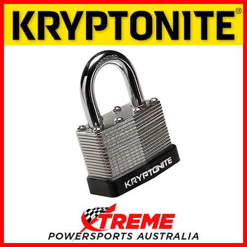 Kryptonite Security Laminated Steel Padlock 44mm w/Plated Steel Body Motorcycle