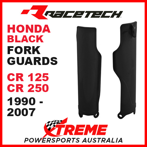 Rtech Honda CR125R CR250R 1990-2007 Black Fork Guards Protectors