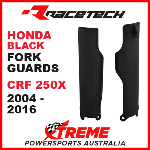 Rtech Honda CRF250X 2004-2017 Black Fork Guards Protectors