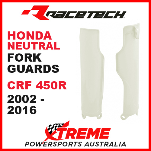 Rtech Honda CRF450R CRF 450R 02-18 Neutral Fork Guards Protectors