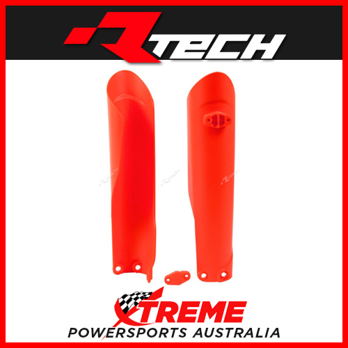 Rtech KTM 150 SX 2015-2018 Neon Orange Fork Guards Protectors