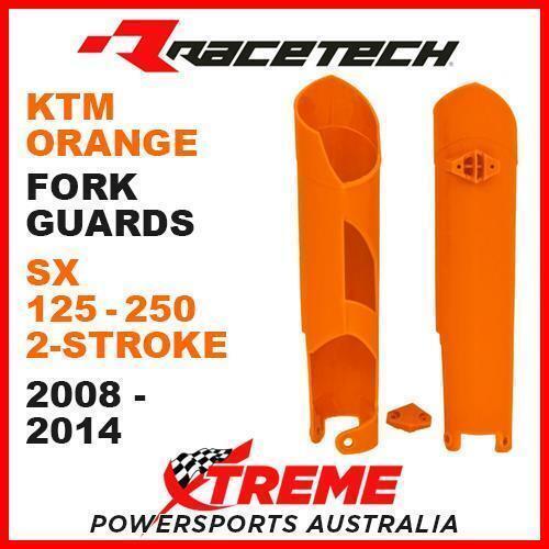 Rtech KTM 125SX 144SX 150SX 250SX 2008-2014 Orange Fork Guards Protectors