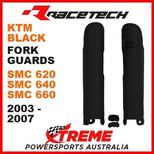 Rtech KTM SMC 620 640 660 Super Moto 2003-2007 Black Fork Guards Protectors