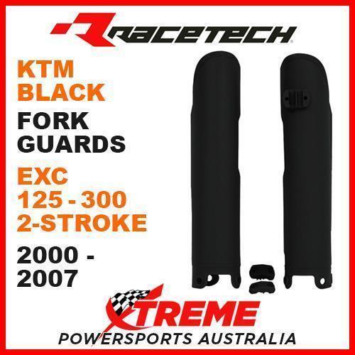 Rtech KTM 125EXC 200EXC 250EXC 300EXC 2000-2007 Black Fork Guards Protectors