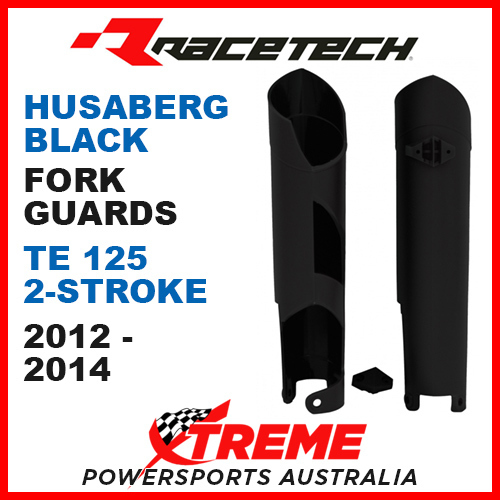 Rtech Husaberg TE125 2012-2014 Black Fork Guards Protectors