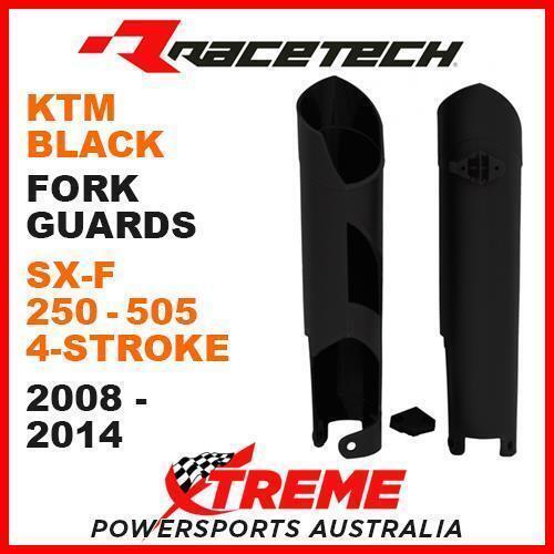 Rtech KTM SXF SX-F 250 350 450 505 2008-2014 Black Fork Guards Protectors