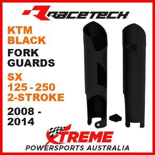 Rtech KTM 125SX 144SX 150SX 250SX 2008-2014 Black Fork Guards Protectors