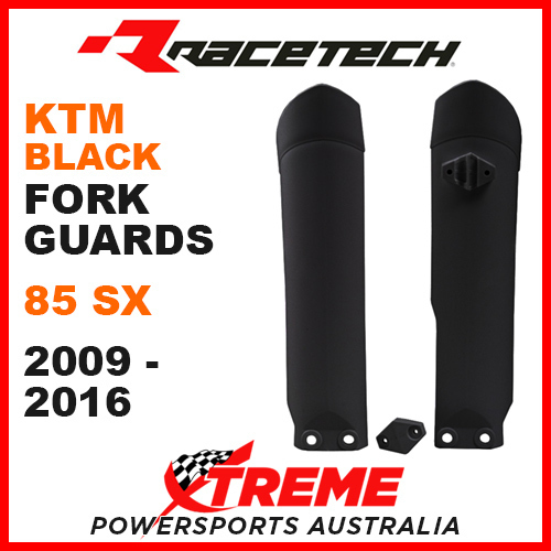 Rtech KTM 85SX SX85 85 SX 2009-2016 Black Fork Guards Protectors