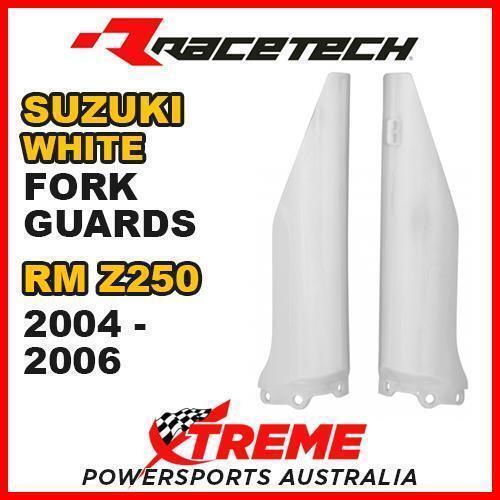 Rtech For Suzuki RMZ250 RM Z250 2004-2006 White Fork Guards Protectors