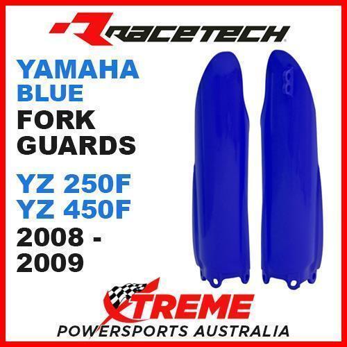 Rtech Yamaha YZ250F YZ450F YZF 2008-2009 Blue Fork Guards Protectors