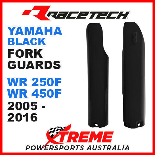 Rtech Yamaha WR250F WR450F WRF 2005-2018 Black Fork Guards Protectors