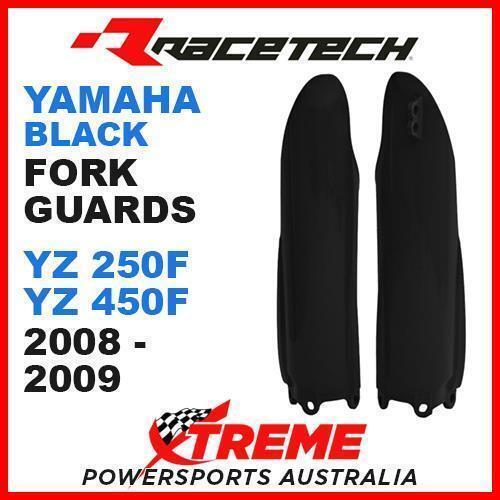 Rtech Yamaha YZ250F YZ450F YZF 2008-2009 Black Fork Guards Protectors