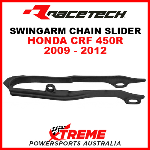 Rtech Honda CRF450R 2009 2010 2011 2012 Black Swingarm Chain Slider