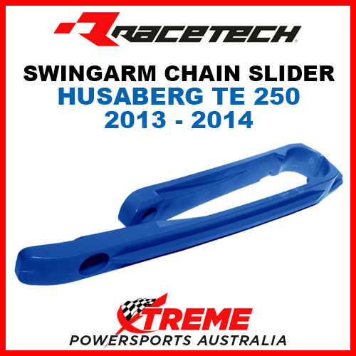 Rtech Husaberg TE250 TE 250 2013-2014 Blue Swingarm Chain Slider