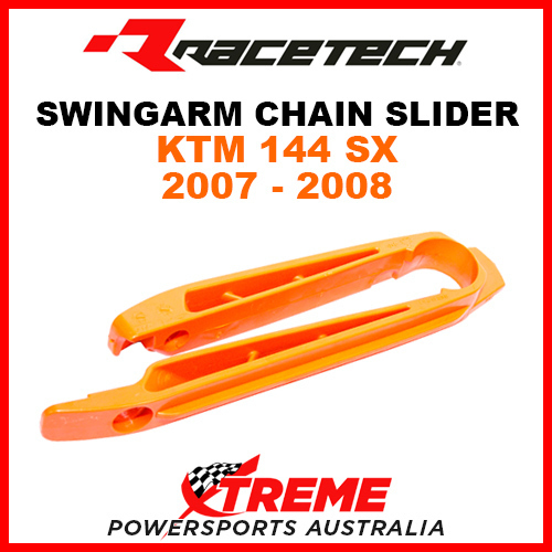 Rtech KTM 144SX 144 SX 2007-2008 Orange Swingarm Chain Slider