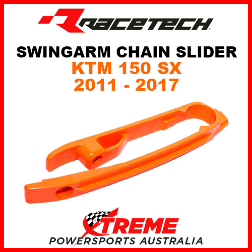 Rtech KTM 150SX 150 SX 2011-2017 Orange Swingarm Chain Slider