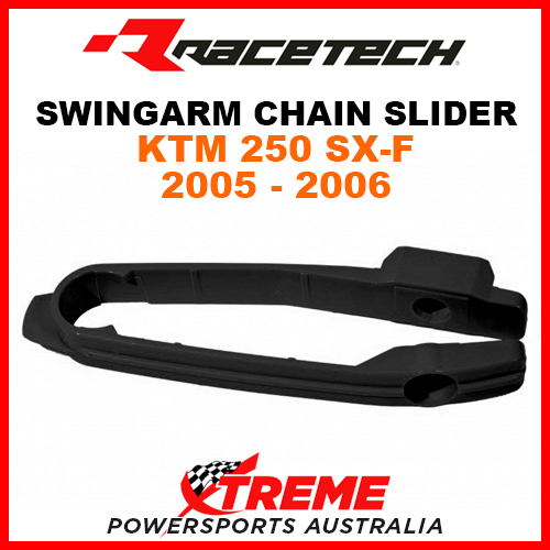 Rtech KTM 250 SX-F SXF 2005-2006 Black Swingarm Chain Slider