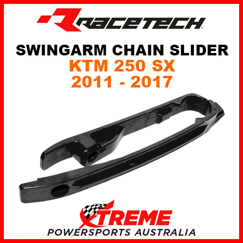 Rtech KTM 250SX 250 SX 2011-2017 Black Swingarm Chain Slider