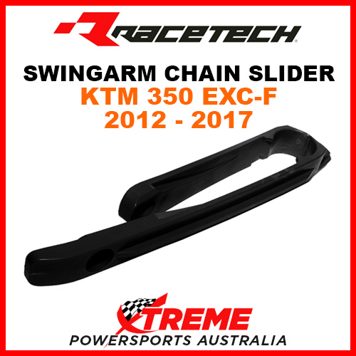 Rtech KTM 350 EXC-F EXCF 2012-2017 Black Swingarm Chain Slider