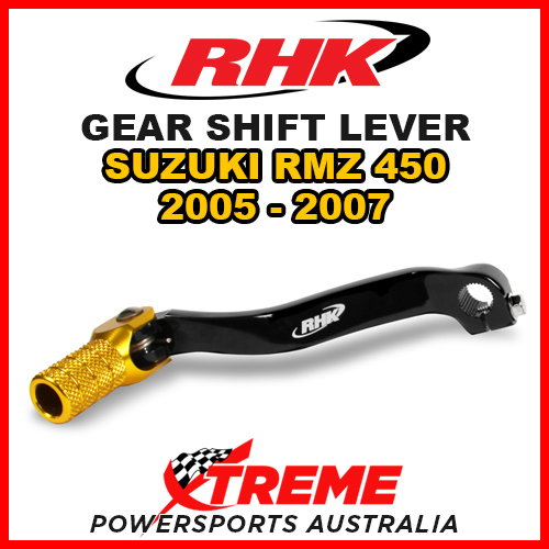 RHK For Suzuki RMZ450 RM Z450 2005-2007 Gold MX Gear Shift Selector Lever RHK-SL25-G