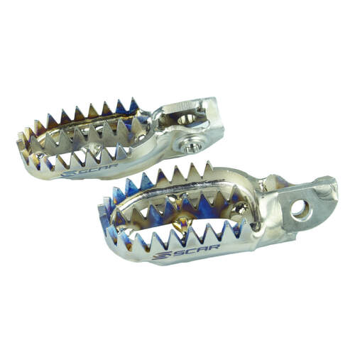 Scar Titanium Gripper Footpegs for GasGas EC300 2021-2023