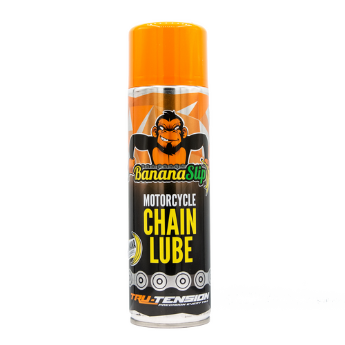 Tru-Tension BananaSlip Motorcycle Chain Lube 500ml Road/Off Road Intense Use