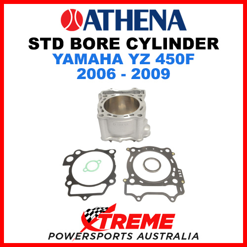 Athena Yamaha YZ450F 06-09 STD Bore Cylinder w/Head & Base Gasket 13.EC485-020