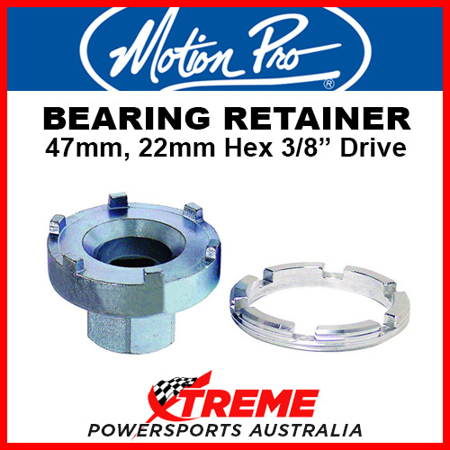 Motion Pro 47mm CR CRF Bearing Retainer Tool, 22mm Hex 3/8" Drive 08-080256