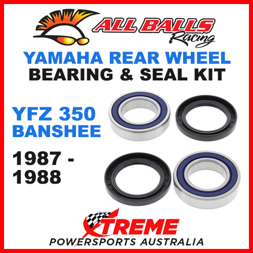 ALL BALLS 25-1315 Yamaha YFZ 350 Banshee 1987-1988 Rear Wheel Bearing Kit