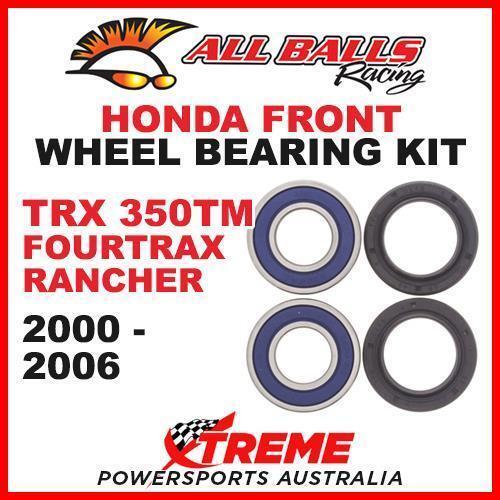 Front Wheel Bearing Kit Honda ATV TRX350TM RANCHER 2000-2006, All Balls 25-1510