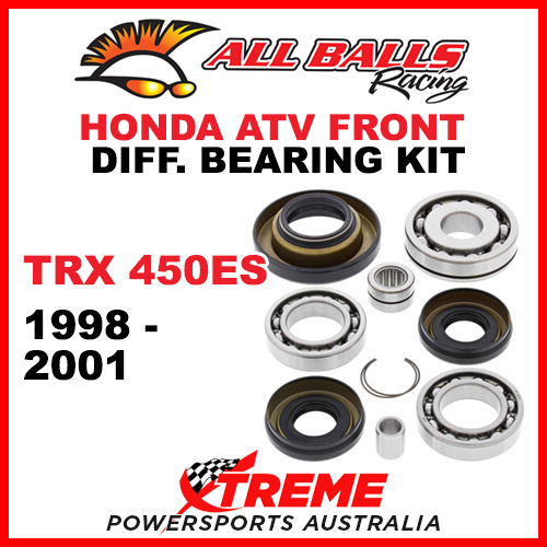 25-2004 HONDA TRX 450ES 1998-2001 ATV FRONT DIFFERENTIAL BEARING & SEAL KIT