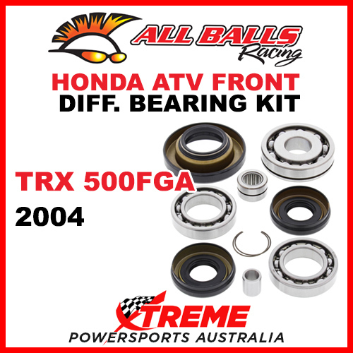 25-2004 HONDA TRX 500FGA 2004 ATV FRONT DIFFERENTIAL BEARING & SEAL KIT