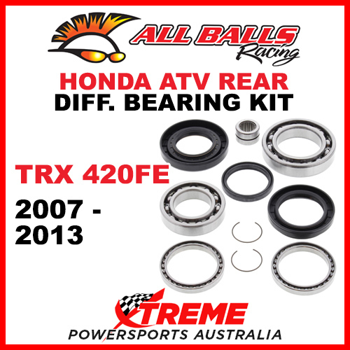 25-2070 HONDA TRX420FE 2007-2013 ATV REAR DIFFERENTIAL BEARING & SEAL KIT