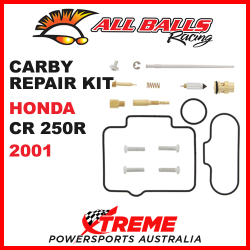 ALL BALLS 26-1413 MX CARBURETOR CARBY REPAIR KIT HONDA CR250R CR 250R 2001