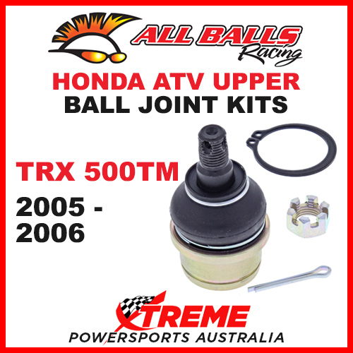 All Balls 42-1015 Honda ATV TRX 500TM 2005-2006 Upper Ball Joint Kit