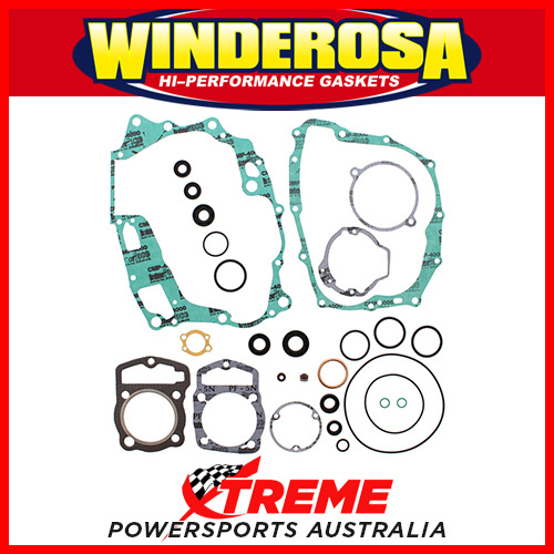 Complete Gasket Set & Oil Seals Honda XR200R 93-96,98-03 Winderosa 811241