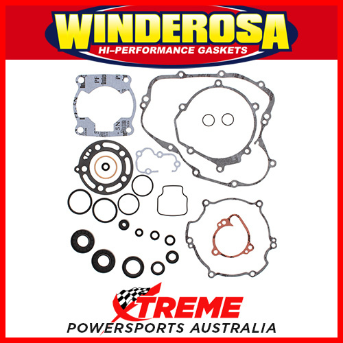 Complete Gasket Set & Oil Seals Kawasaki KX100 1998-2005 Winderosa 811411