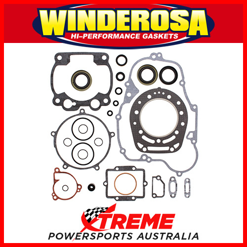 Winderosa 811470 Kawasaki KX500 KX 500 1989-2004 Complete Gasket Set & Oil Seals